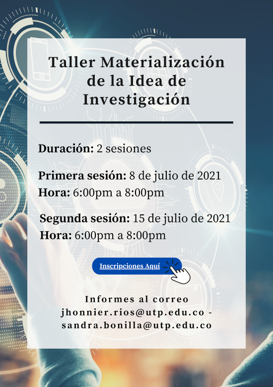 TALLER PARA ESTUDIANTES PERTENECIENTES A SEMILLEROS DE INVESTIGACIÓN ...