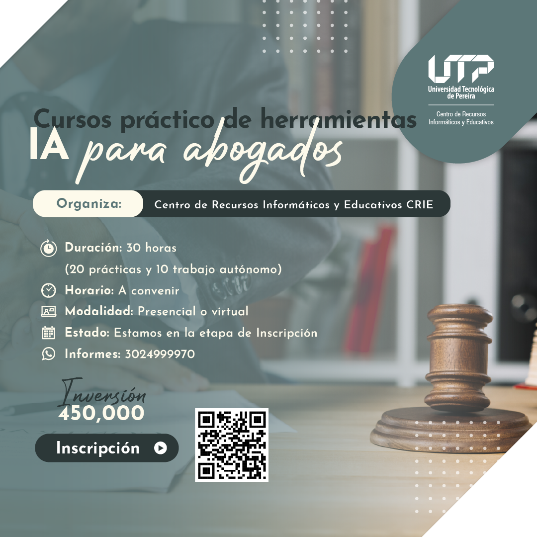 Curso práctico de herramientas IA para abogados banner 1