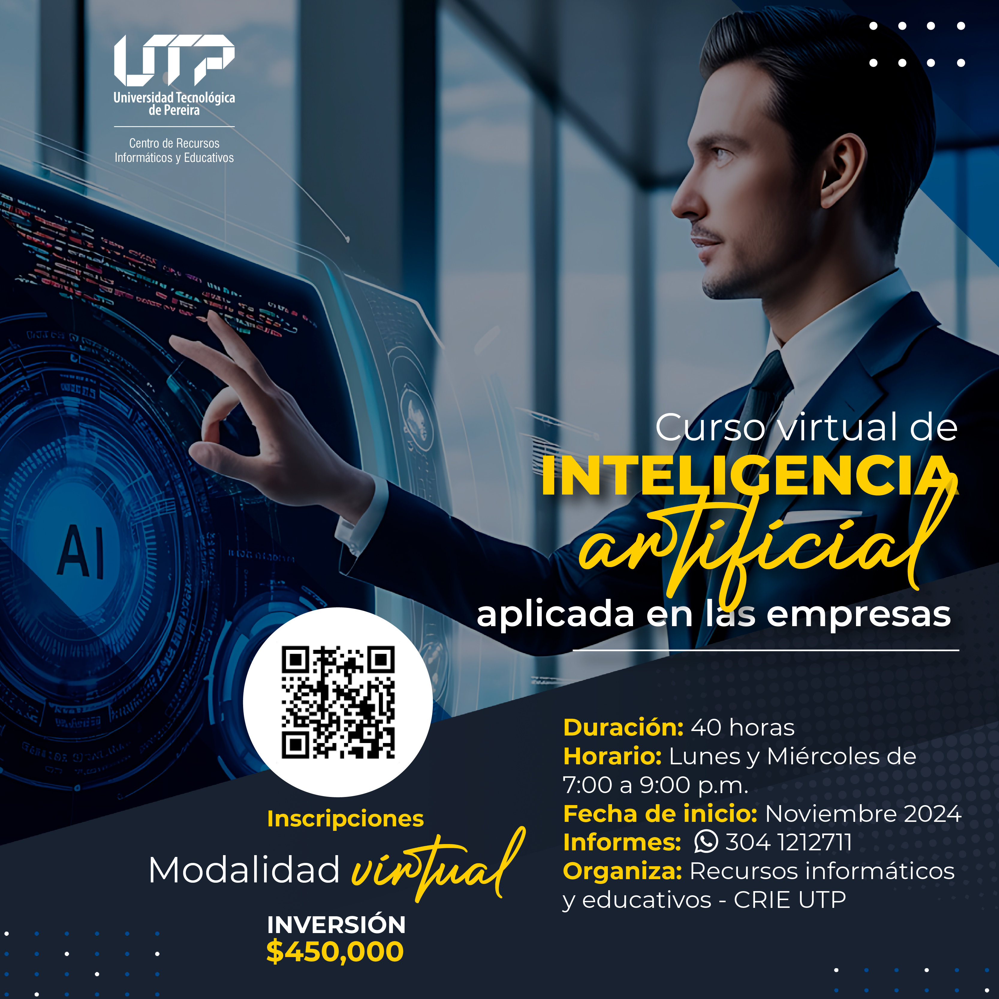 Curso ai empresas virtual  -noticia