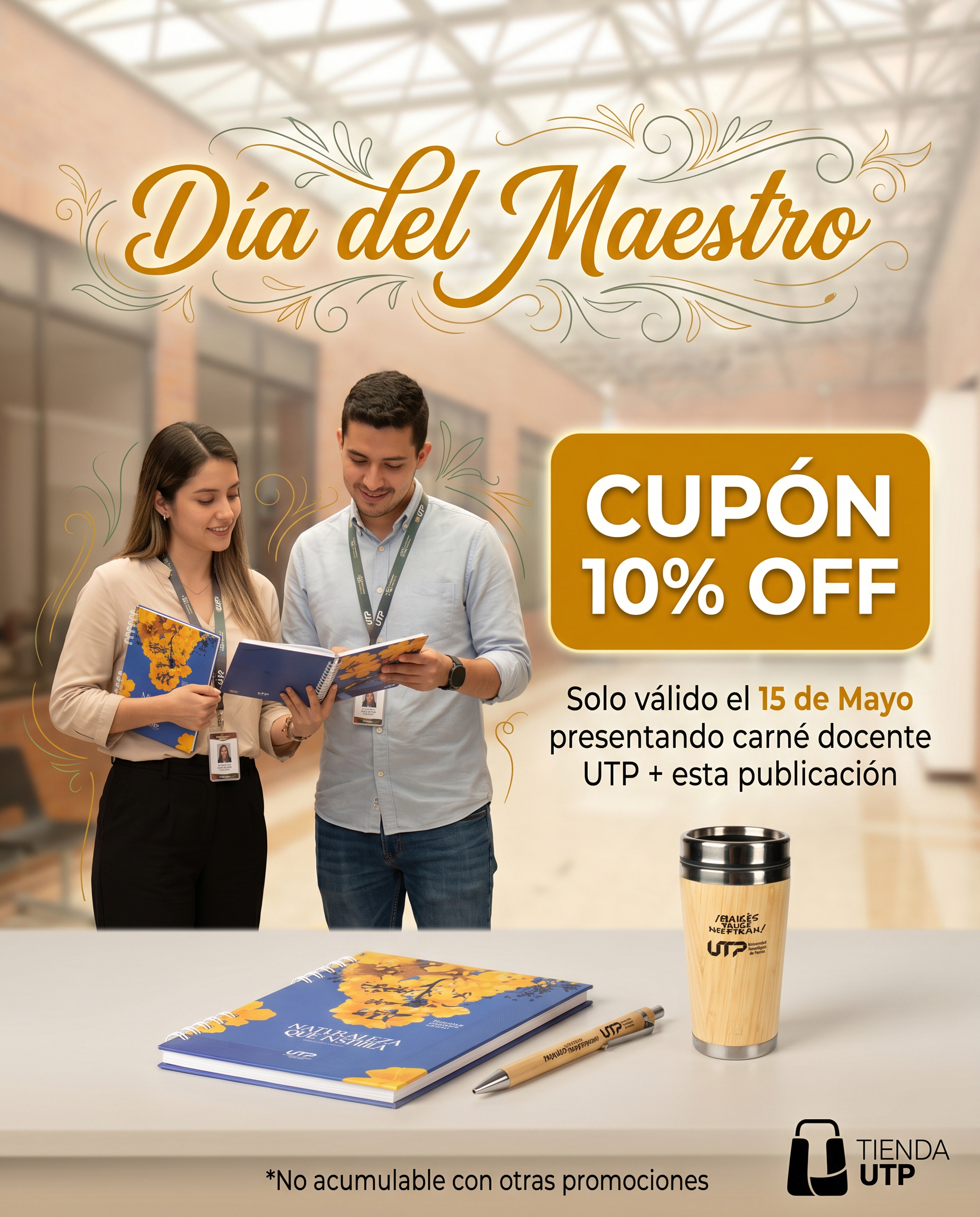Día del Maestro - Cupón 10% off