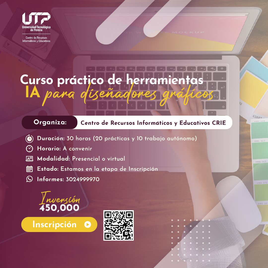 Curso práctico de herramientas IA para diseñadores gráficos banner 1