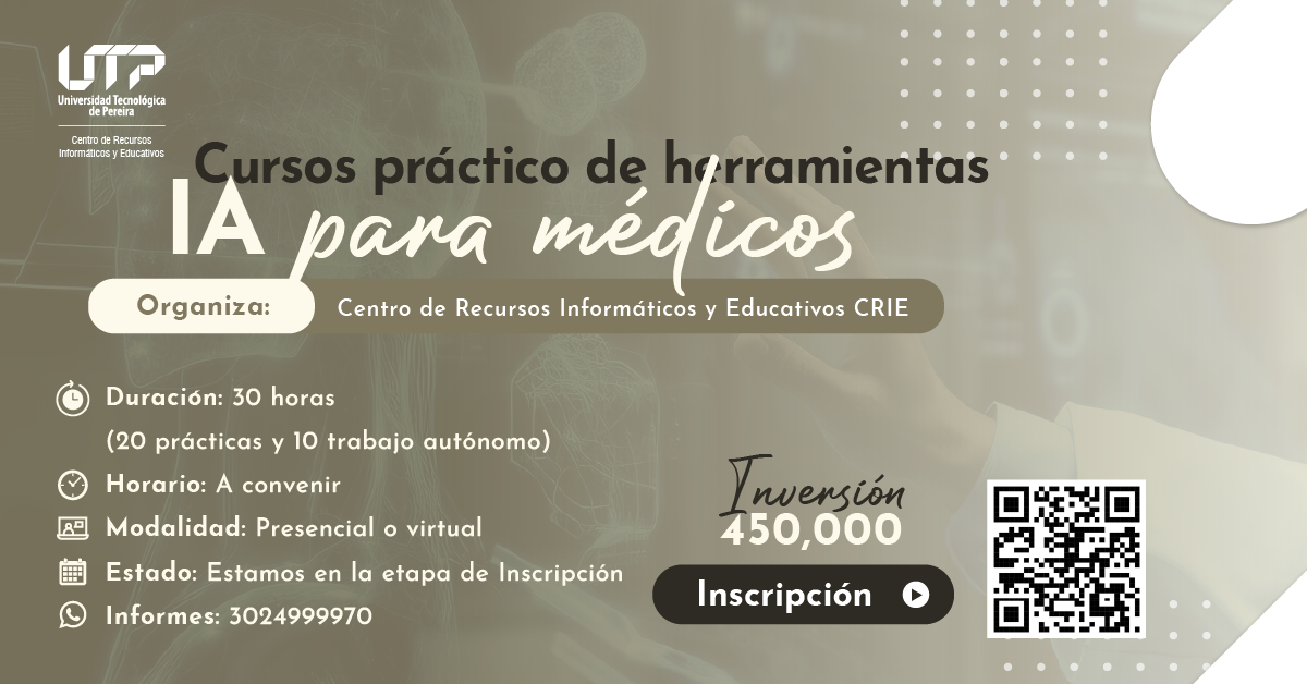 Curso práctico de herramientas IA para médicos banner 2