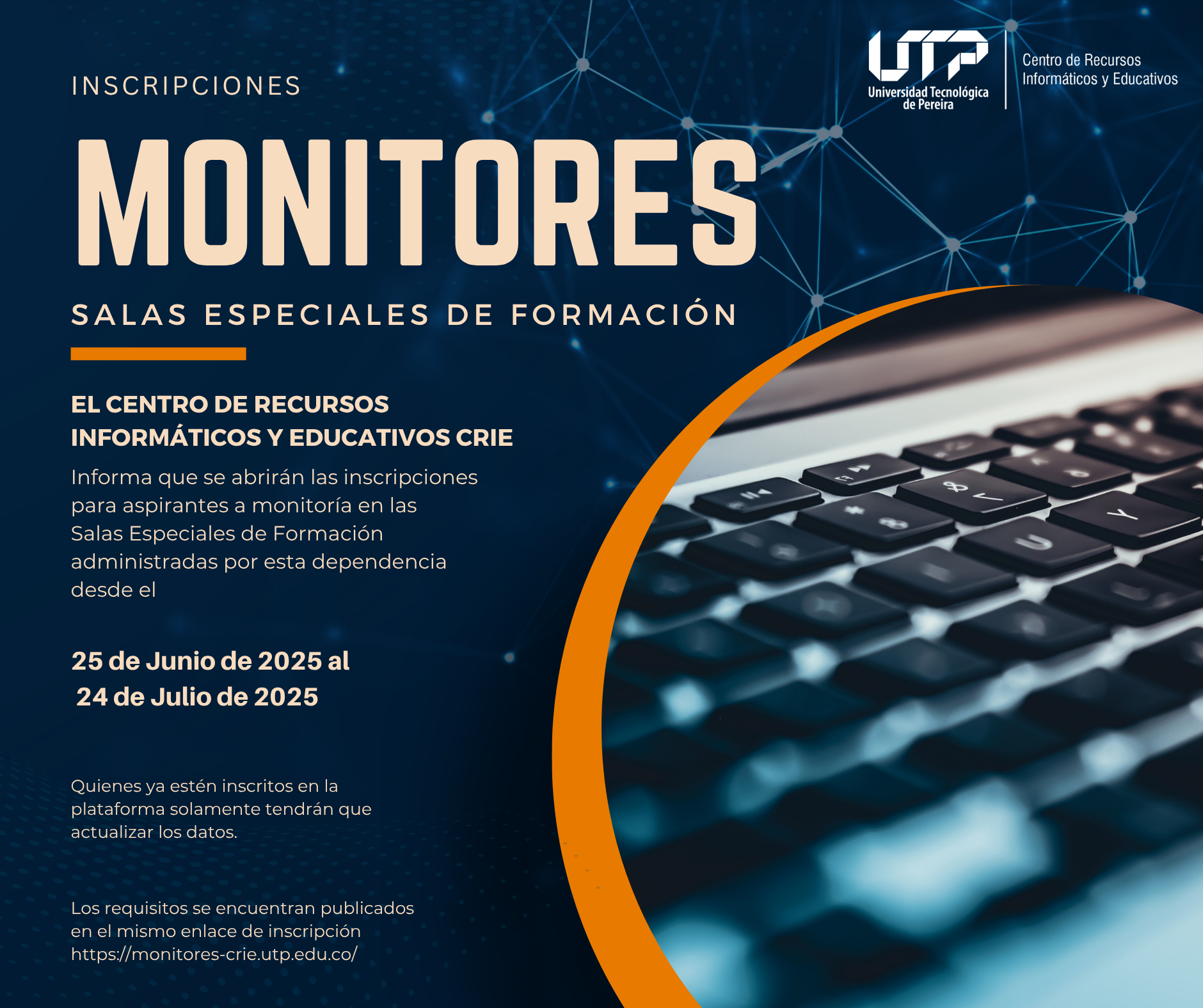 Inscripciones Monitores CRIE Mitad de año