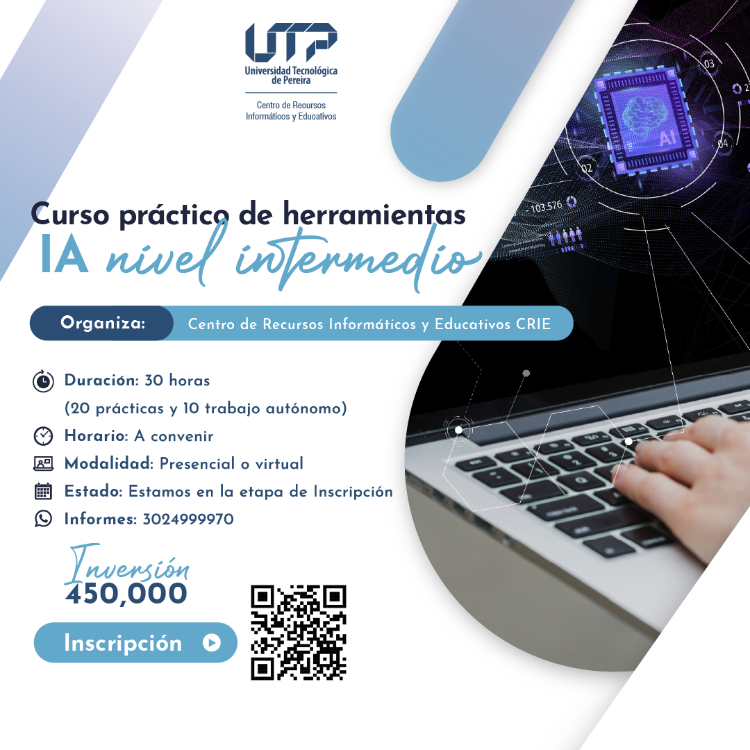 Curso práctico de herramientas IA Nivel Intermedio banner 1