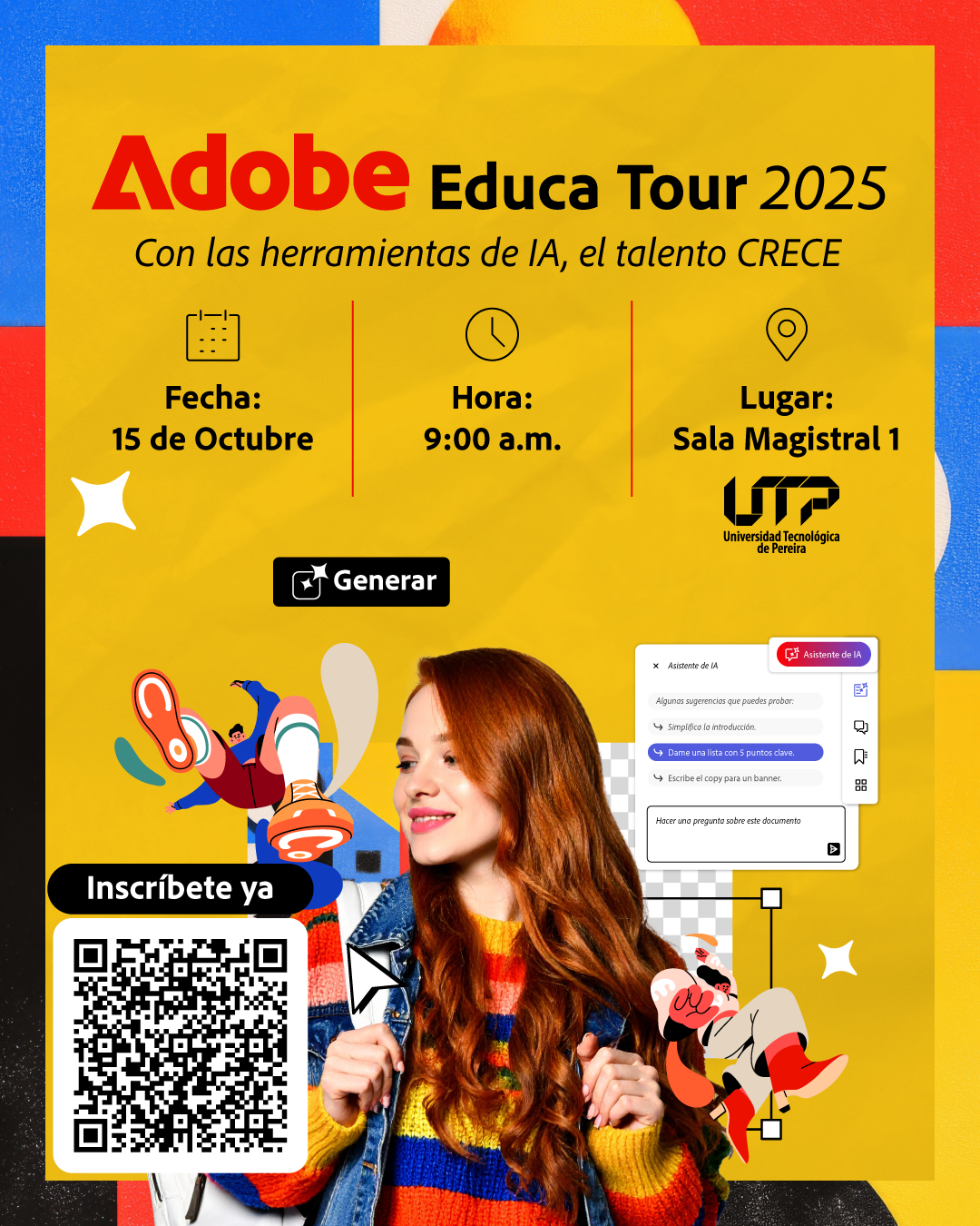 La UTP será sede del Adobe Educa Tour 2025