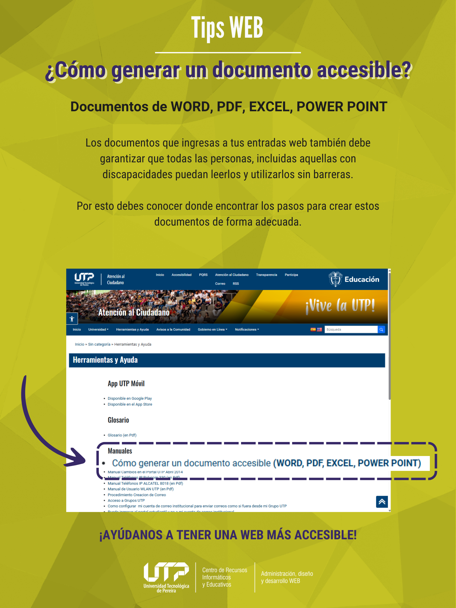 Tip Documentos Accesibles