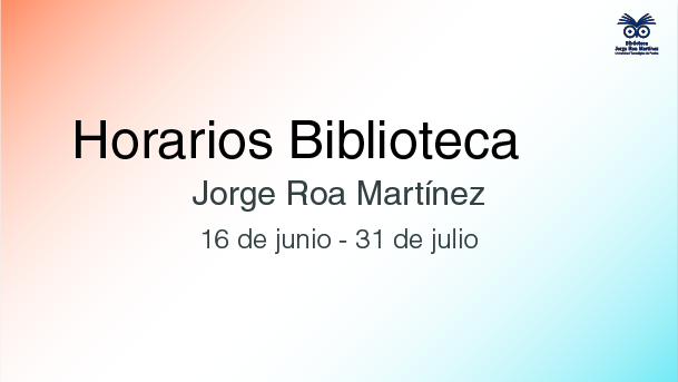 Banner horarios vacaciones