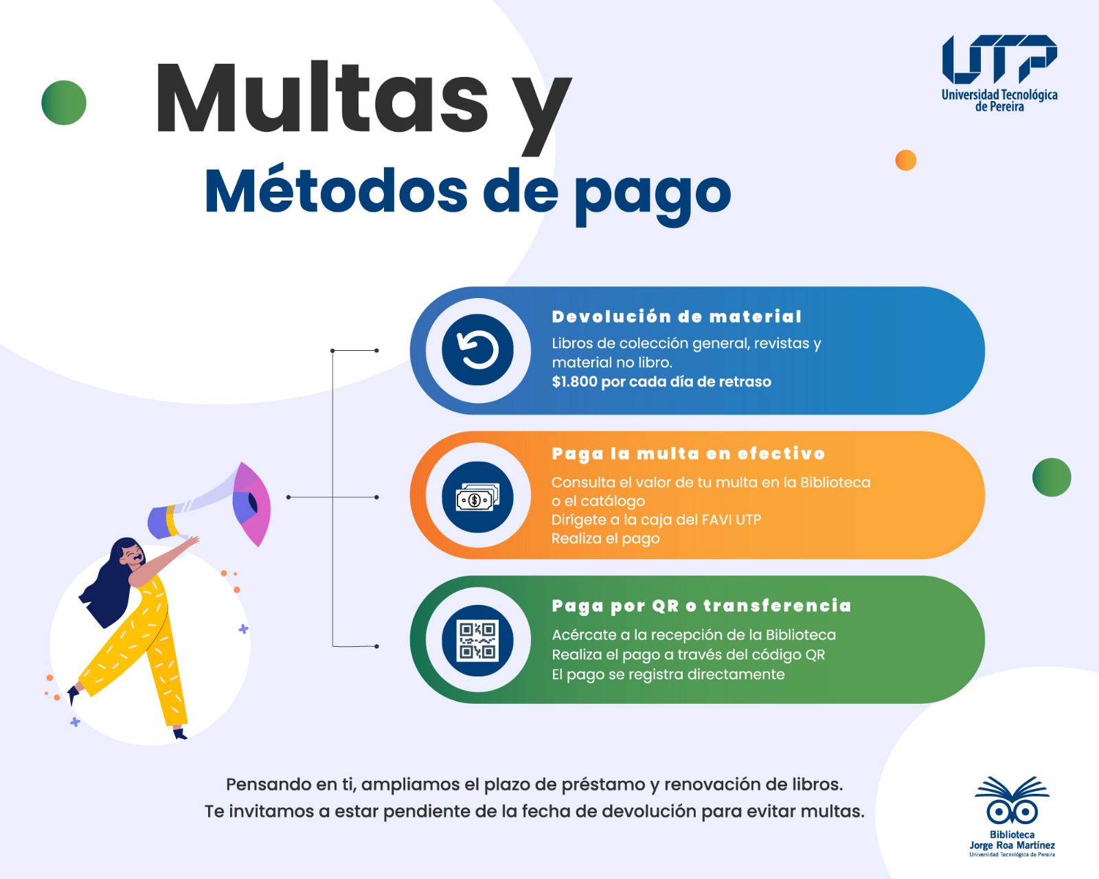 Multas y métodos de pago