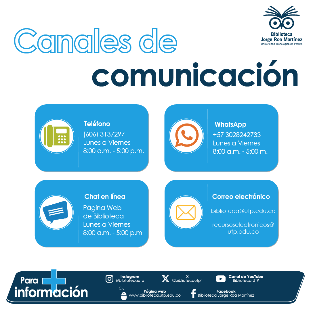 Canales de comunicación