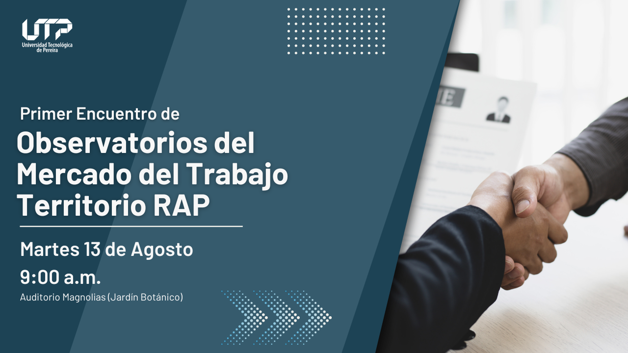 Streaming Primer Encuentro Regional de Observatorios del Mercado del Trabajo RAP Eje Cafetero