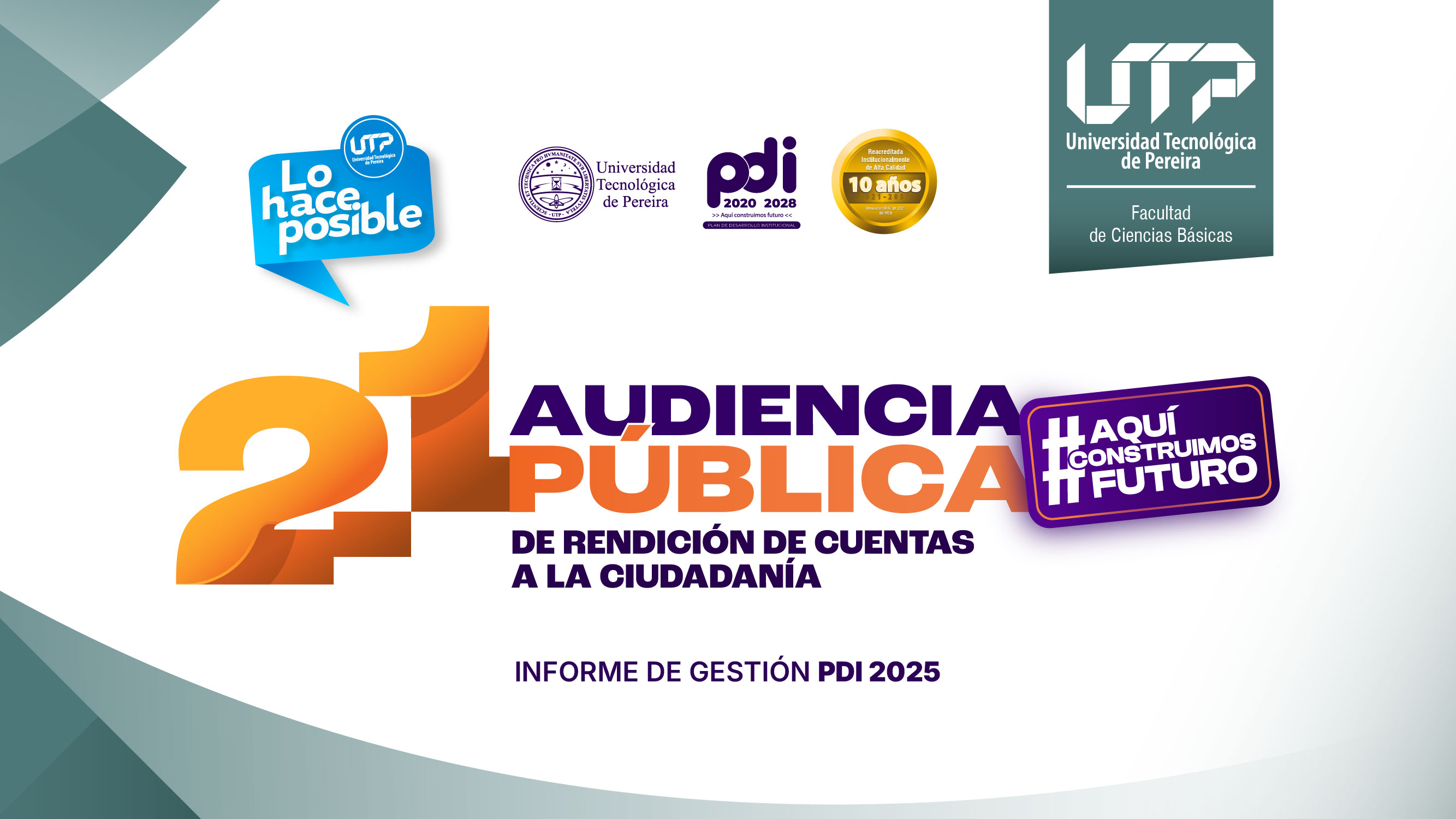 Informe de Gestión de la Facultad de Ciencias Básicas