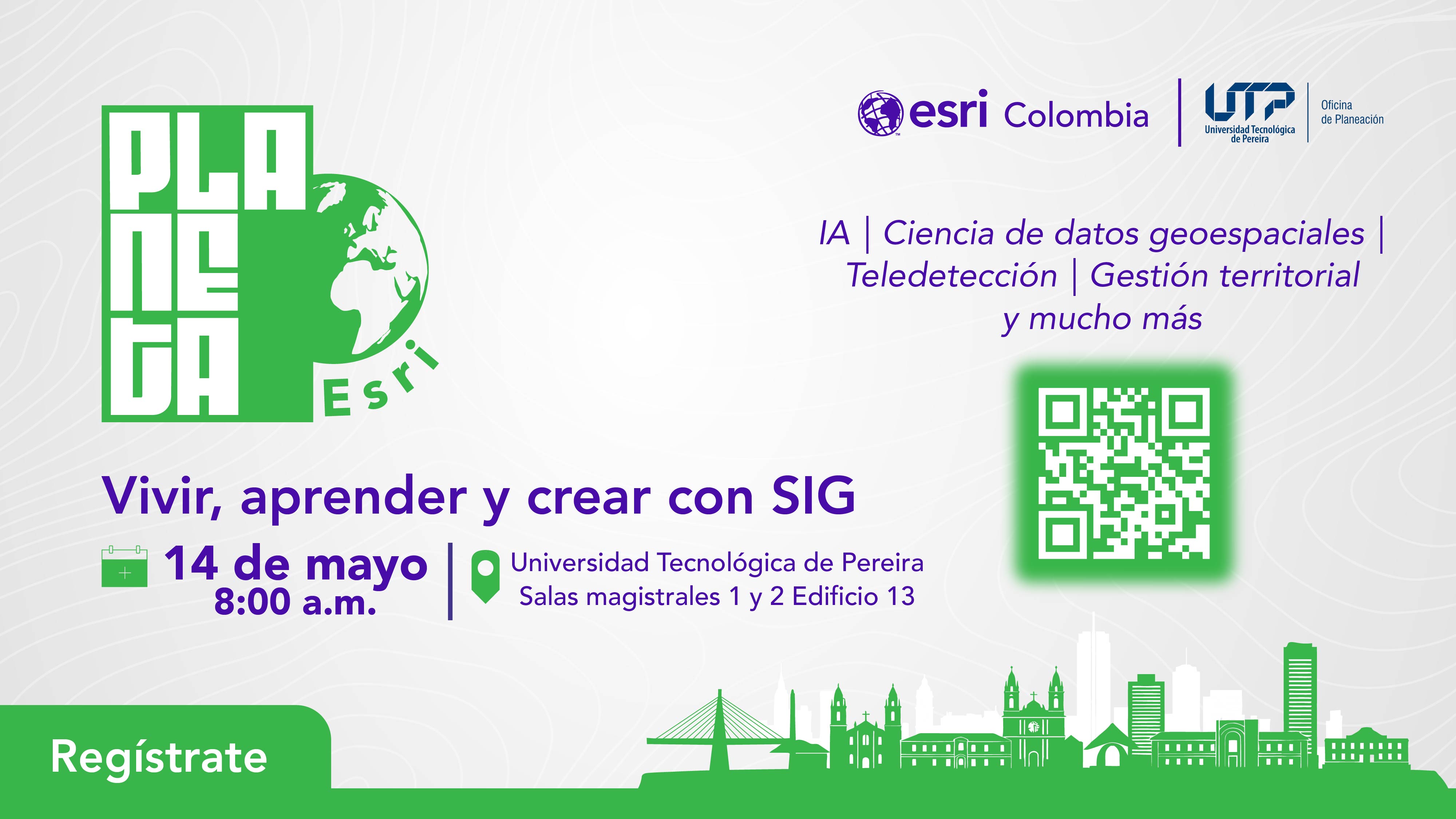 Imagen alusiva a Planeta Esri llega a Pereira: la UTP será sede del encuentro académico en Sistemas de Información Geoespaciales