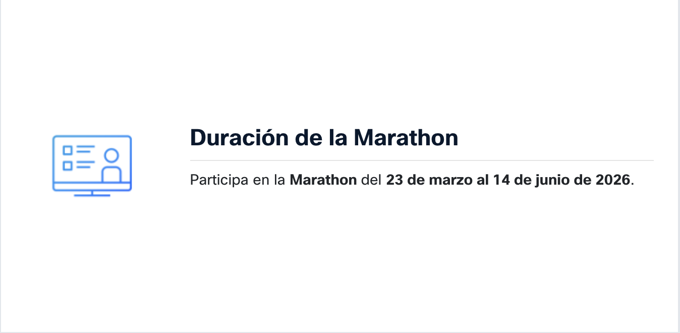 Duración de la Marathon