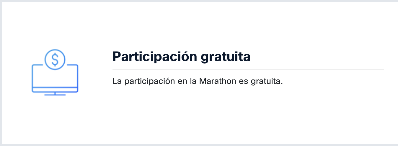 Participación gratuita