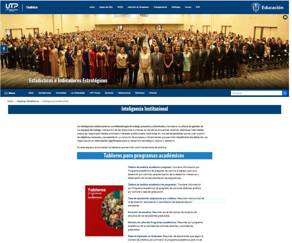 Imagen alusiva a No dé más vueltas: la información estratégica de la UTP está a un clic