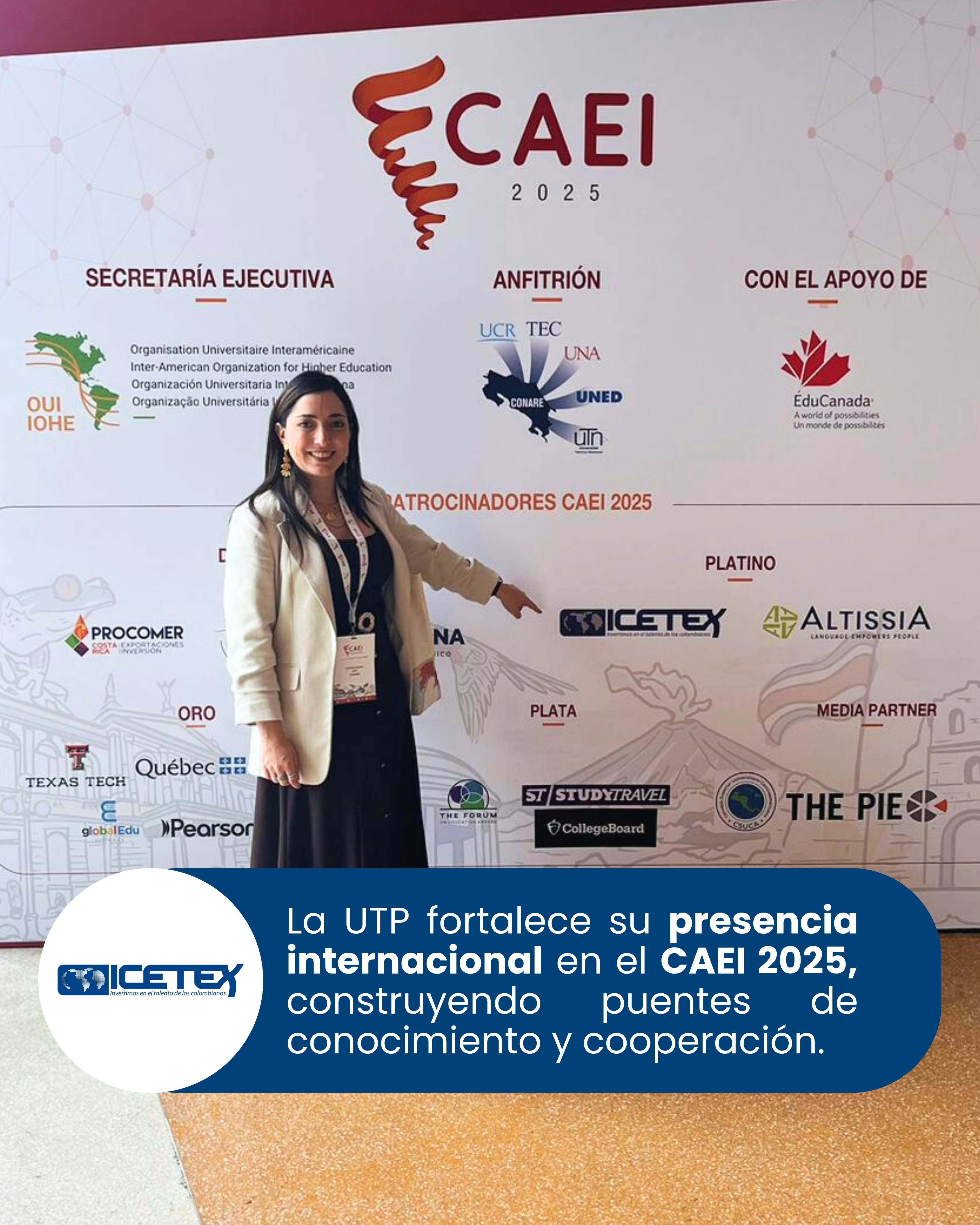 Imagen alusiva a 馃實 La UTP fortalece su presencia internacional en el CAEI 2025