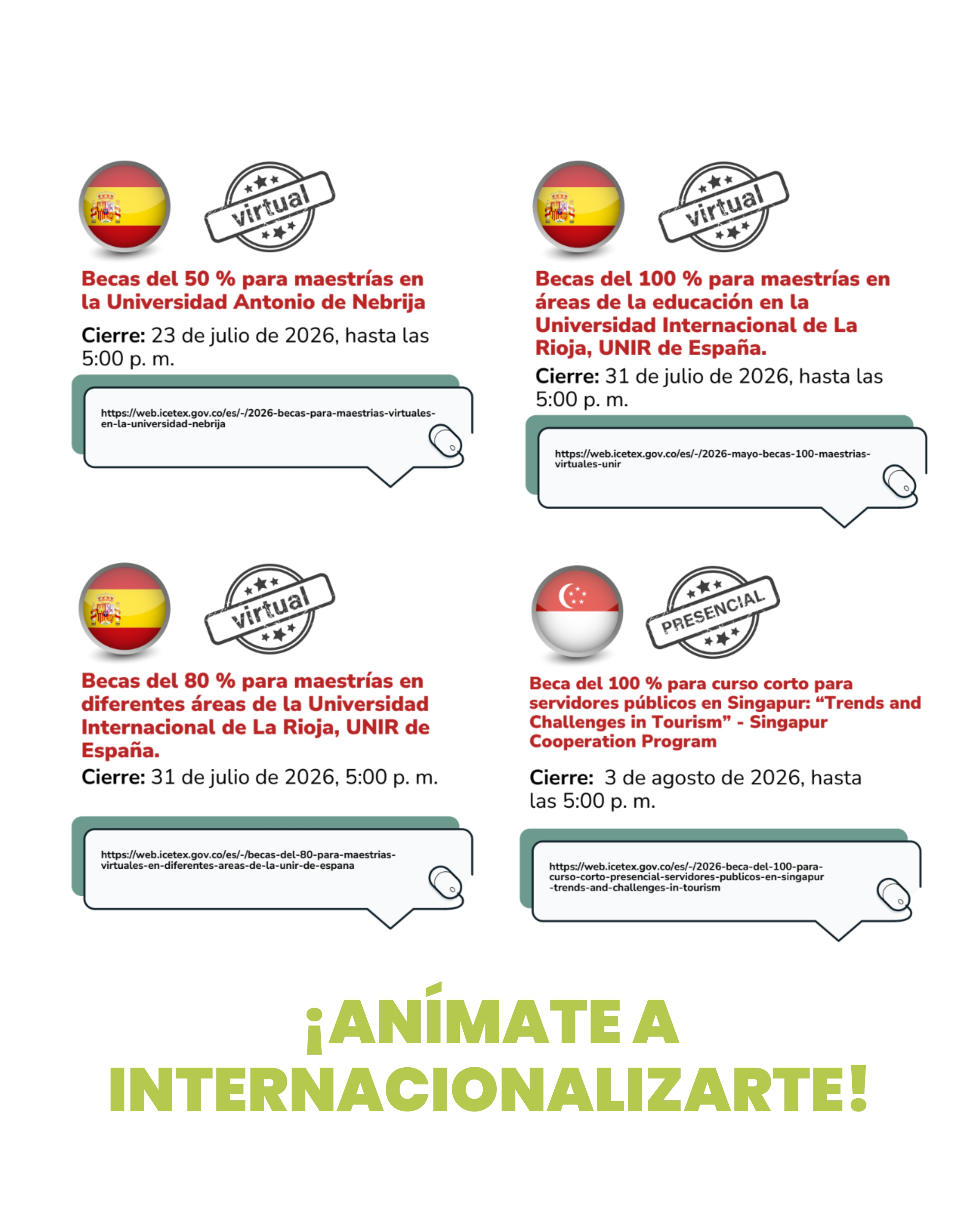 Imagen alusiva a 🎓 Convocatorias ICETEX de becas internacionales abiertas – Junio 2026