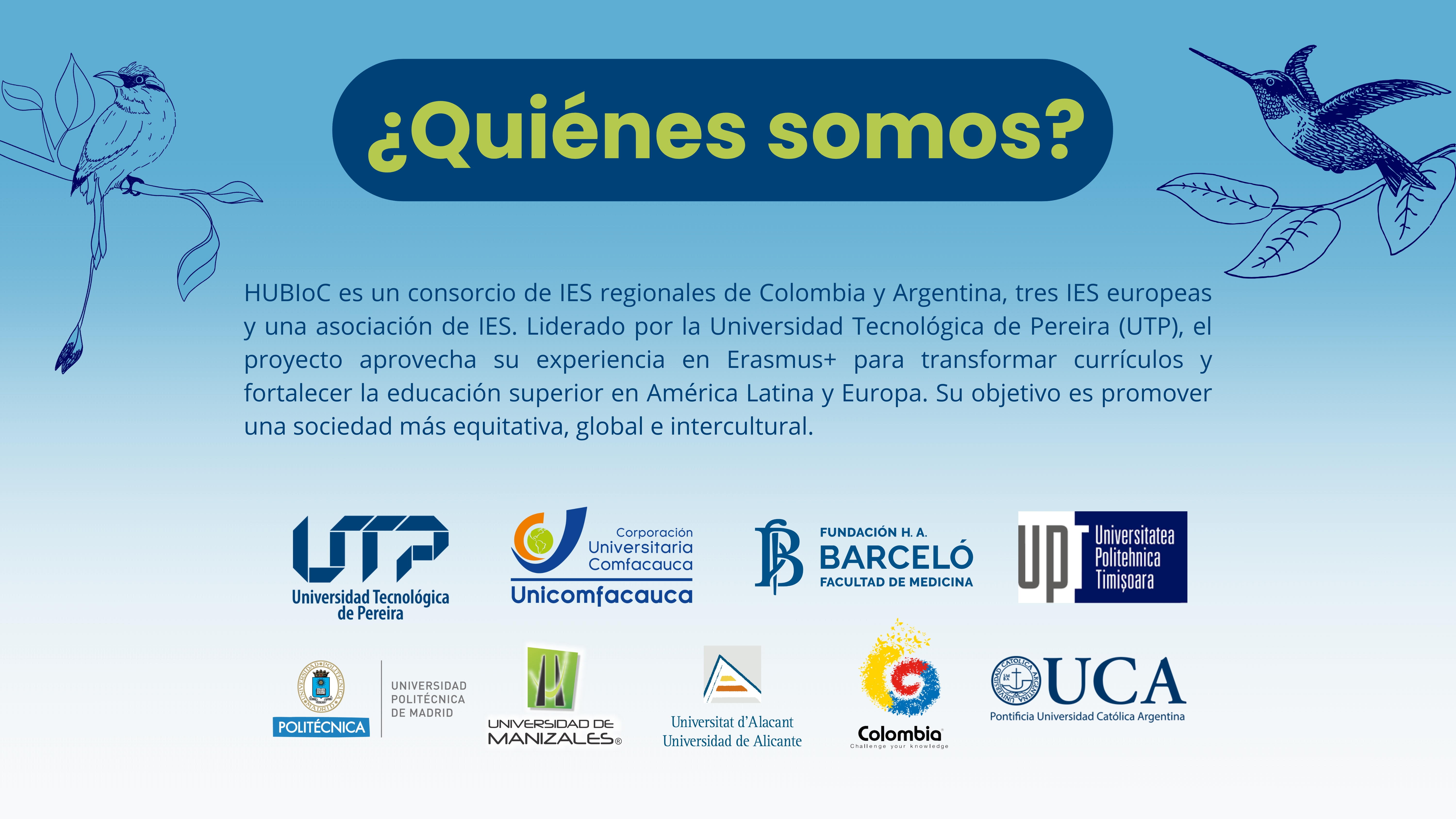 Imagen alusiva a HUBIoC- Building Capacities on Innovative Pedagogical Practices for Internationalisation of the Curriculum in Latin American Higher Education Institutions