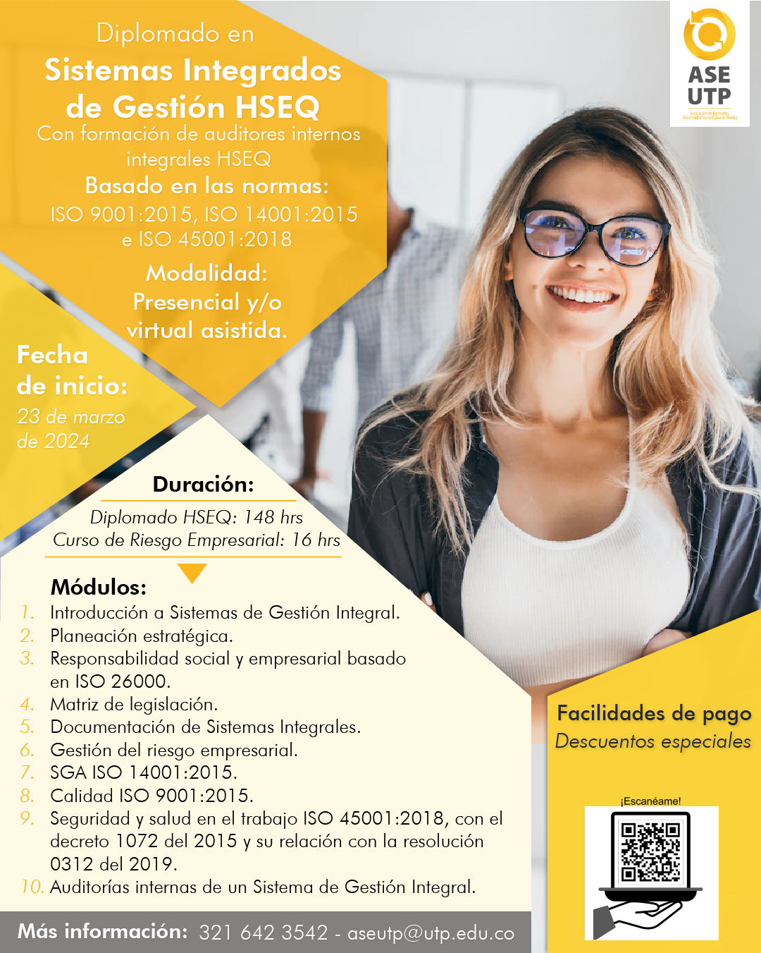 DIPLOMADO EN SISTEMAS INTEGRADOS DE GESTIÓN HSEQ.