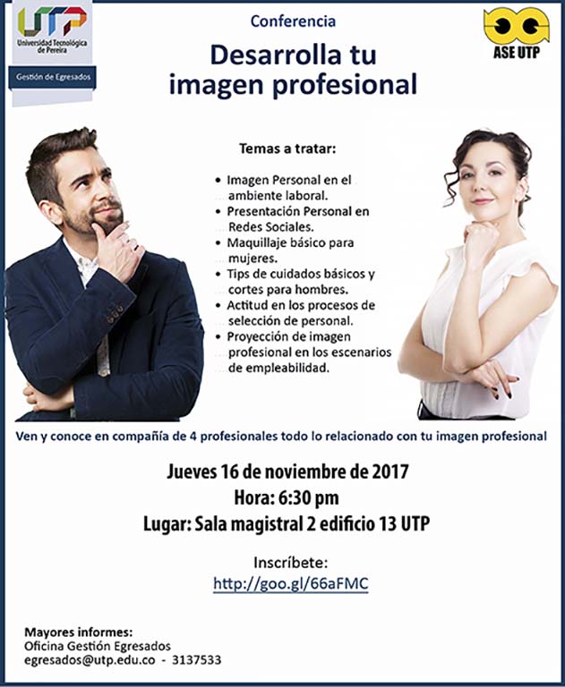 Imagen alusiva a Desarrolla tu imagen profesional 2017