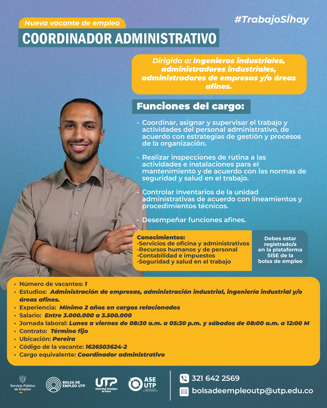 Imagen alusiva a ¡Nueva vacante de empleo a nivel nacional!