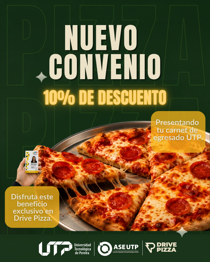 Imagen alusiva a ¡Nuevo convenio con Drive Pizza!