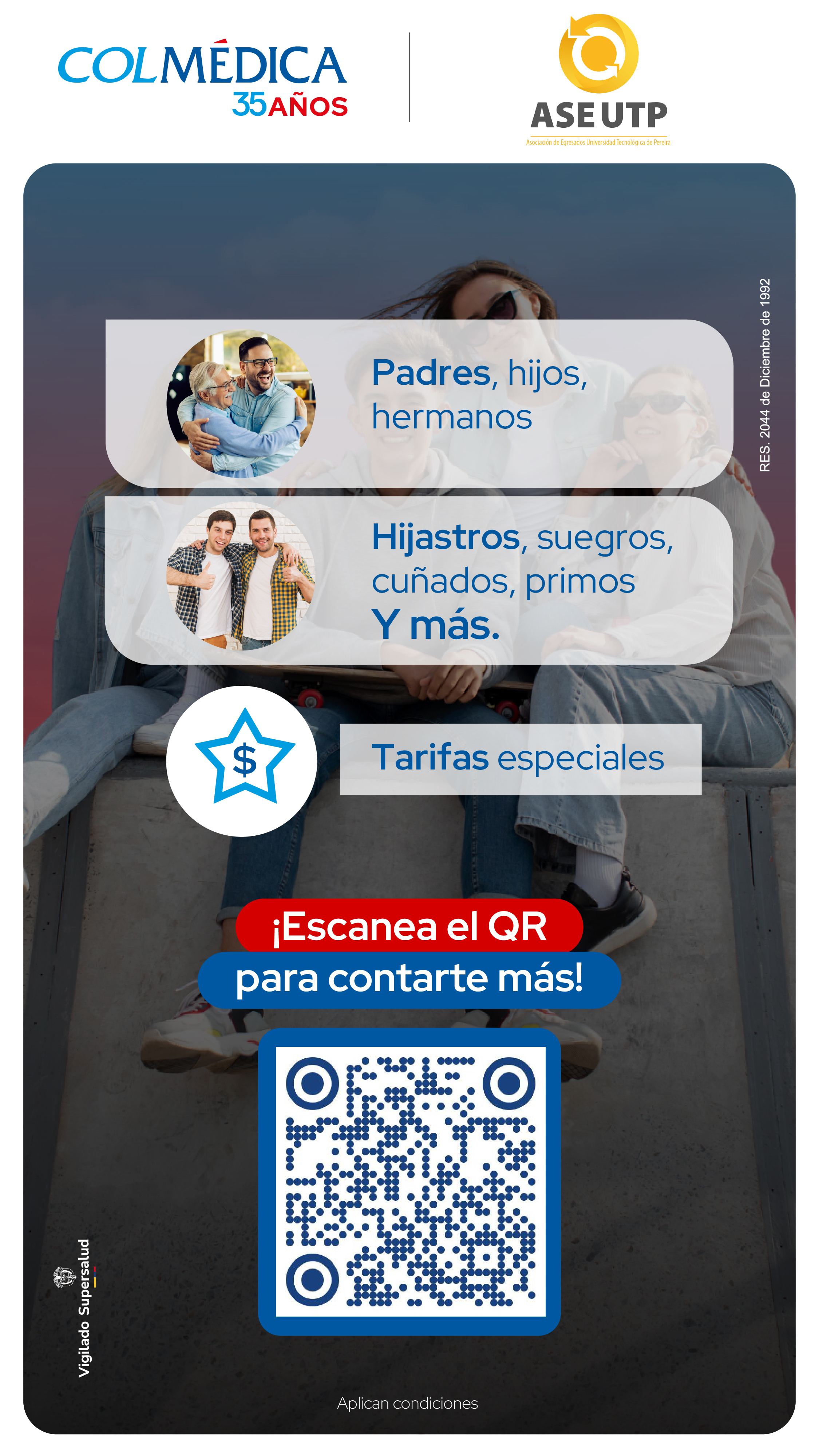 Imagen alusiva a Conoce los beneficios del convenio ASEUTP + Colmédica