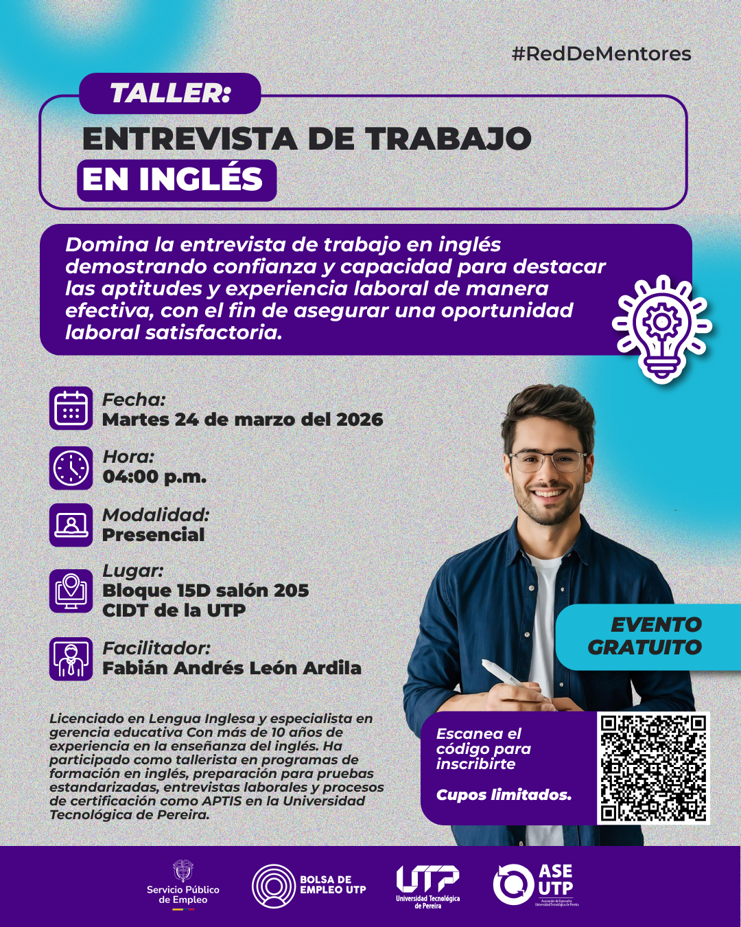 Taller: Entrevista de trabajo en Inglés