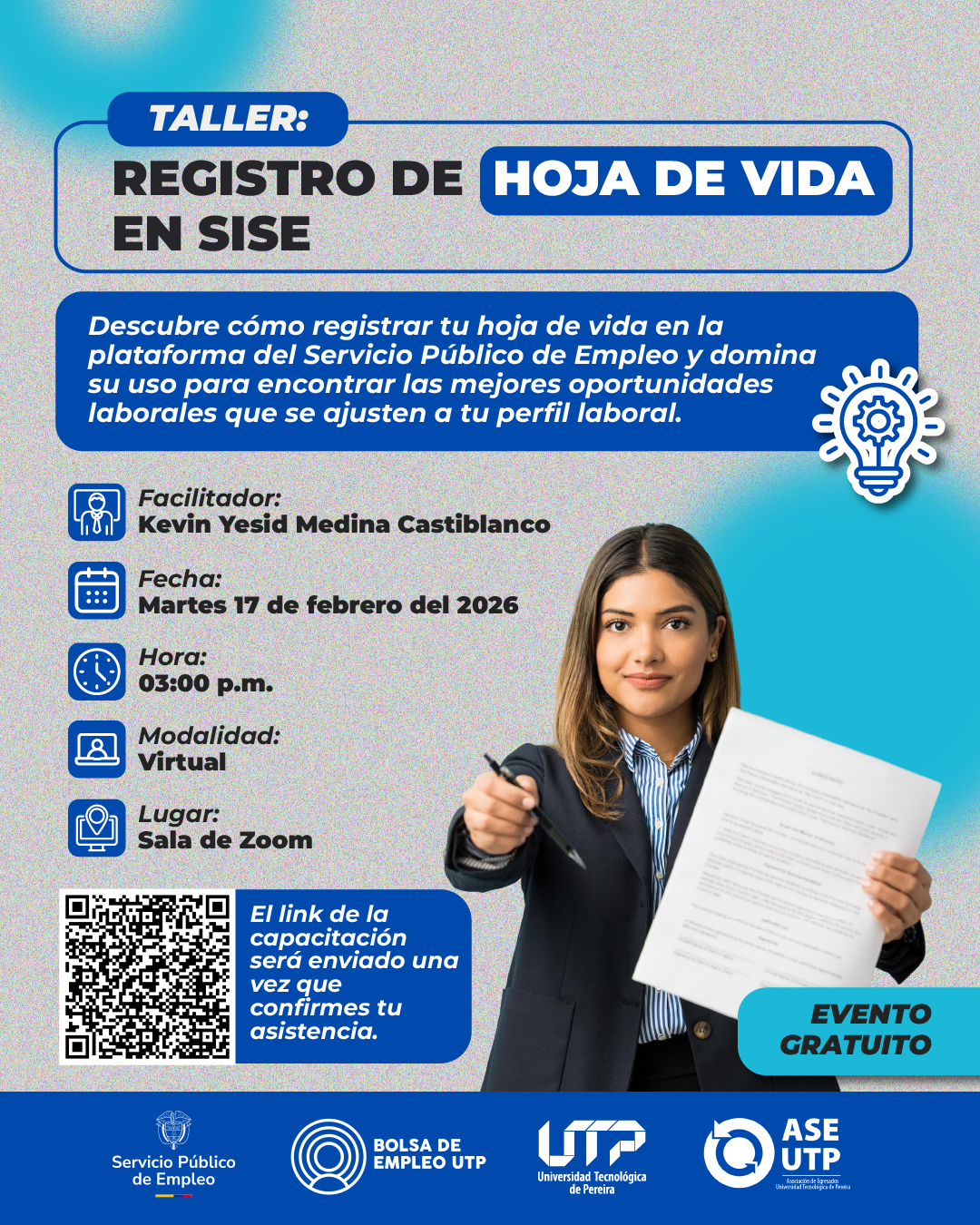 Taller: Registro de hoja de vida en SISE 