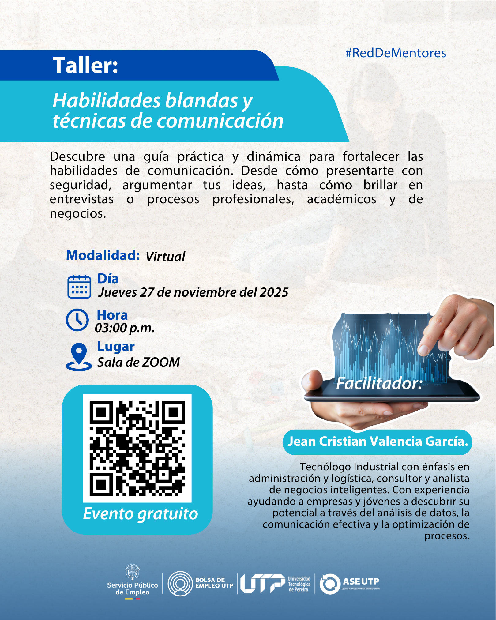 Imagen alusiva a Taller: Habilidades blandas y técnicas de comunicación