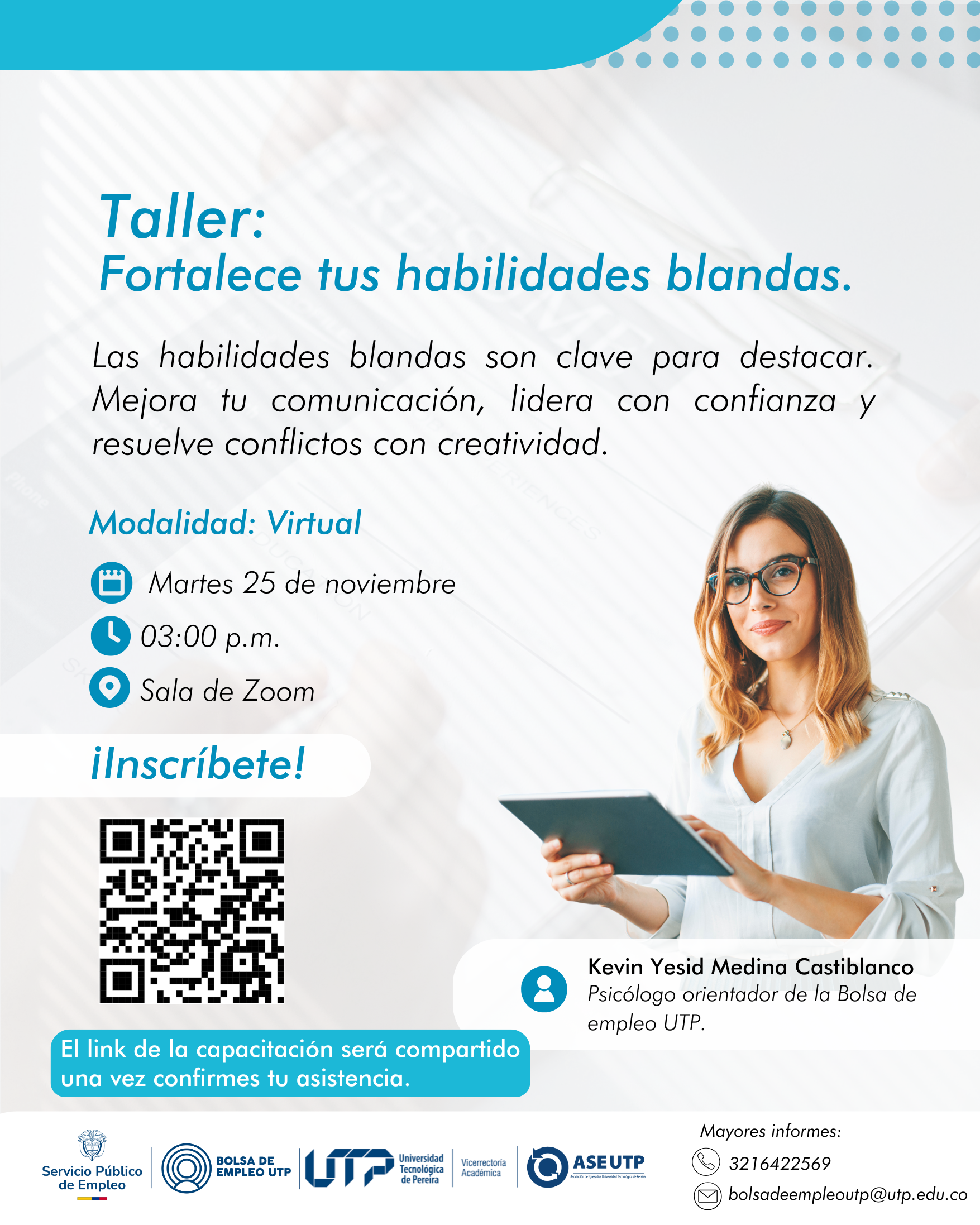 Taller: Fortalece tus habilidades blandas