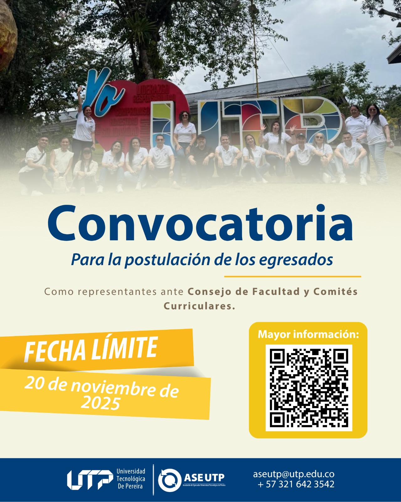 5a Convocatoria Representantes de egresados