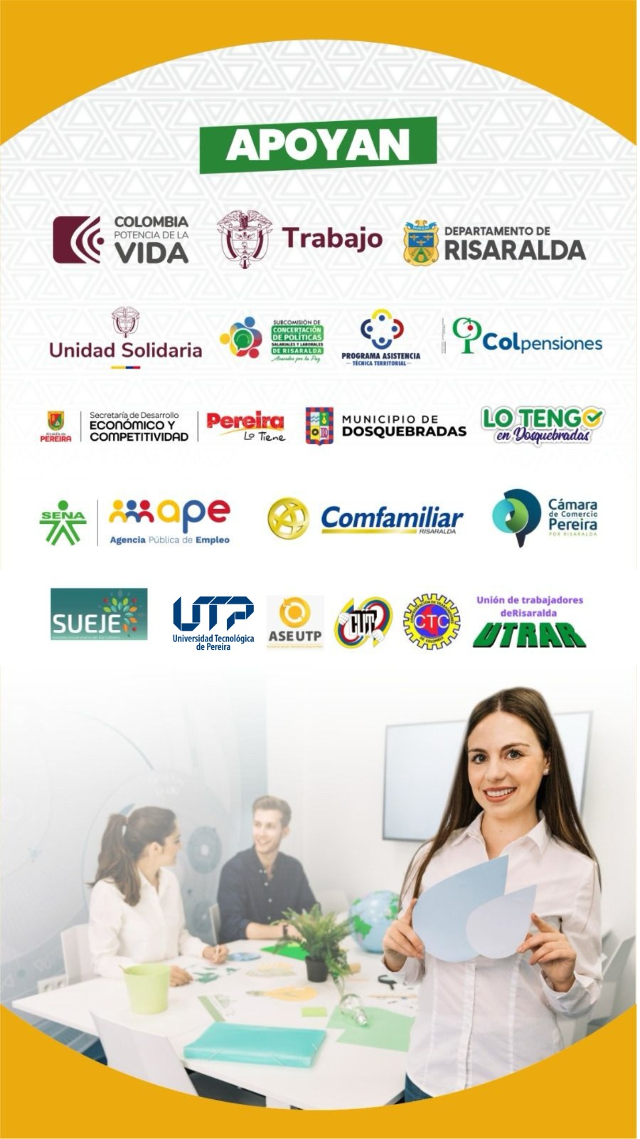 Imagen alusiva a Foro y Feria de empleabilidad y emprendimiento  «Risaralda por un trabajo digno y decente»