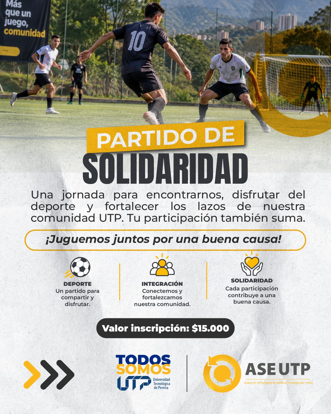 Imagen alusiva a La comunidad UTP se reúne para compartir, emprender y jugar por una buena causa