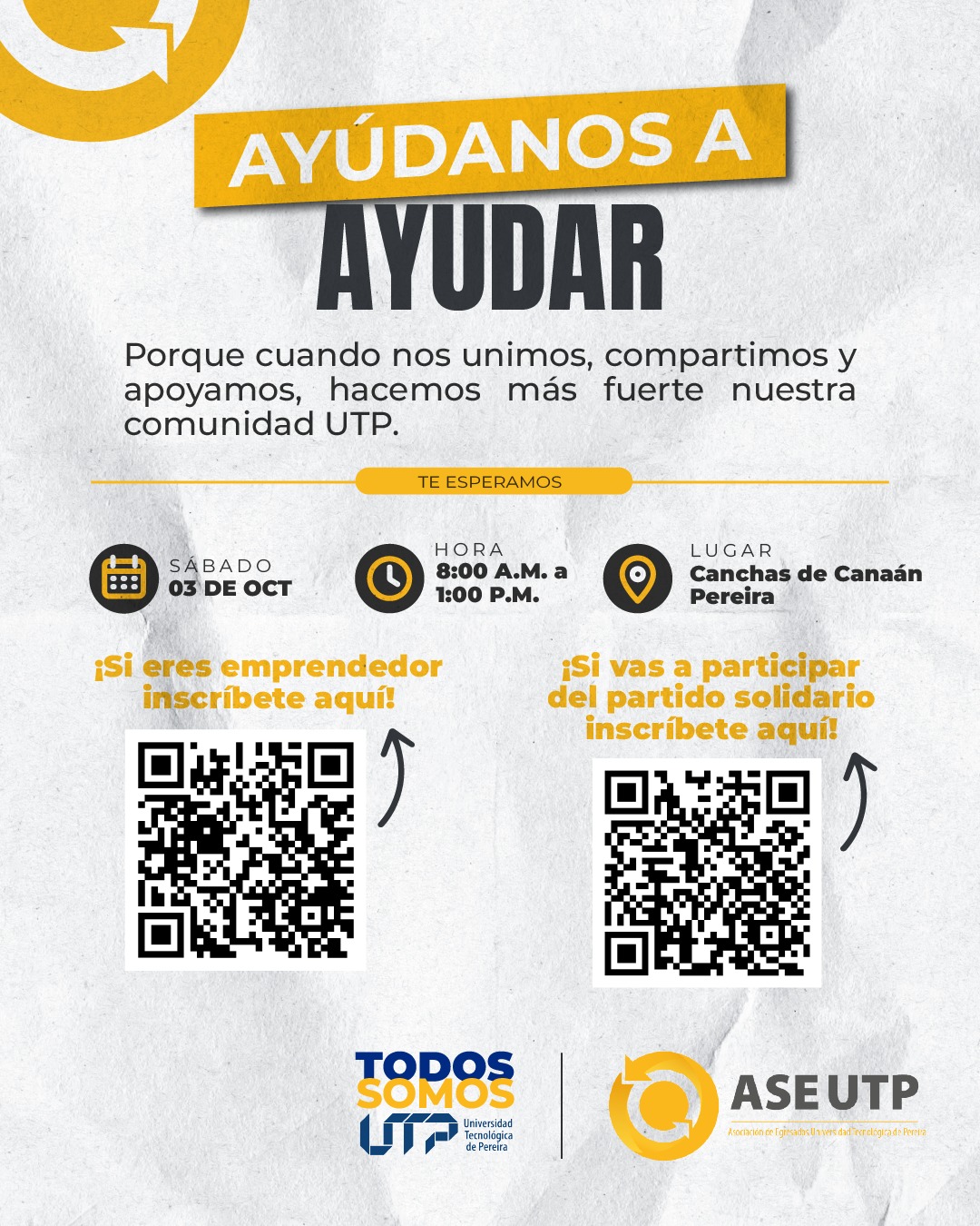 Imagen alusiva a La comunidad UTP se reúne para compartir, emprender y jugar por una buena causa