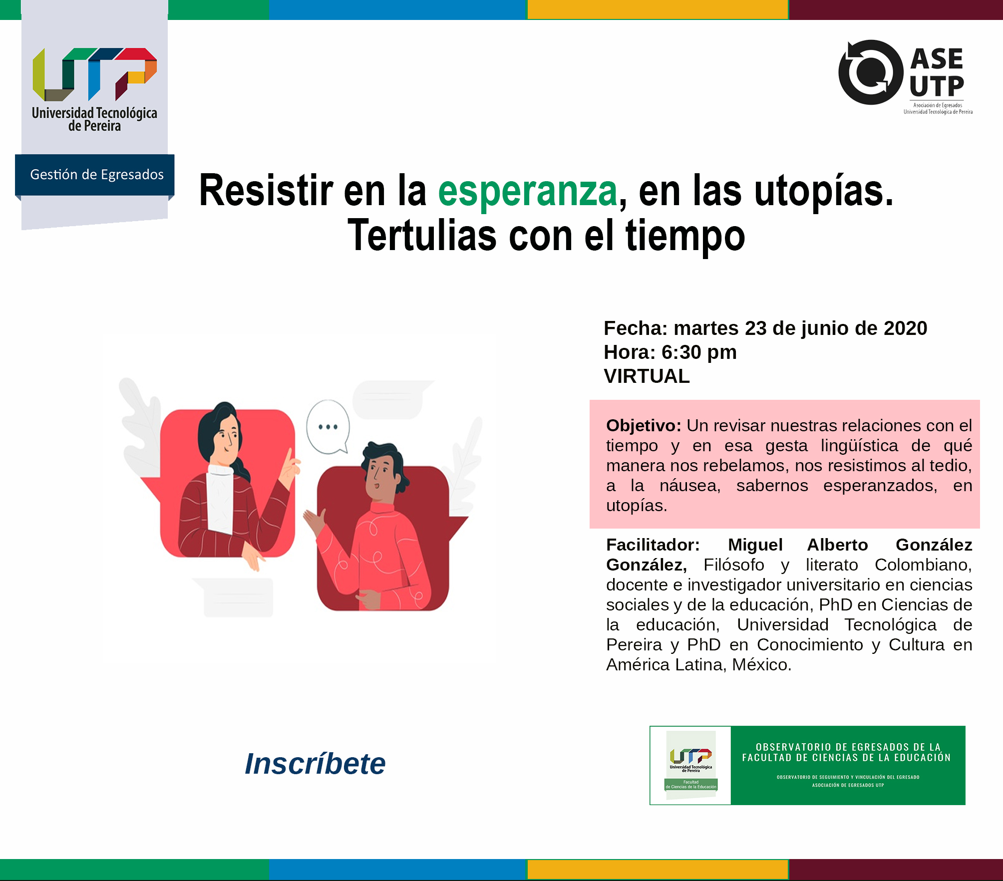 Imagen alusiva a Resistir en la esperanza, en las utopías.