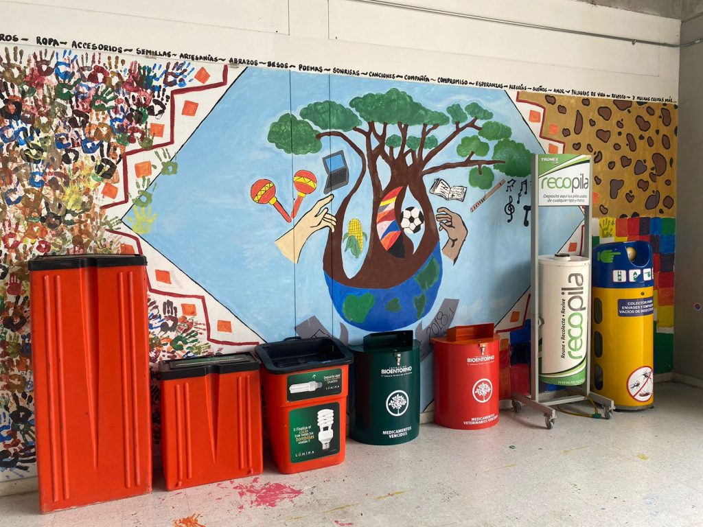 Imagen alusiva a Puntos de recolección de residuos posconsumo en el campus UTP