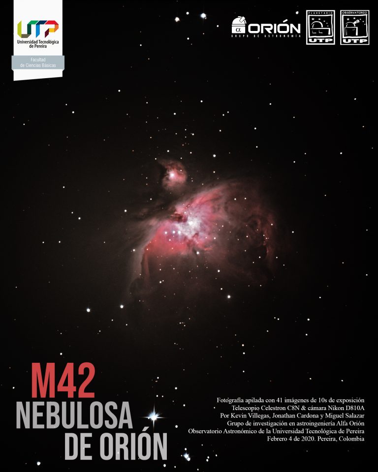 Fotografía de la Nebulosa de Orión