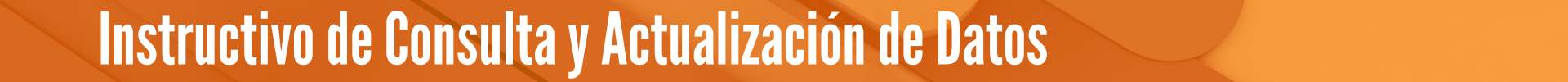 Instructivo de consulta y actualización de datos