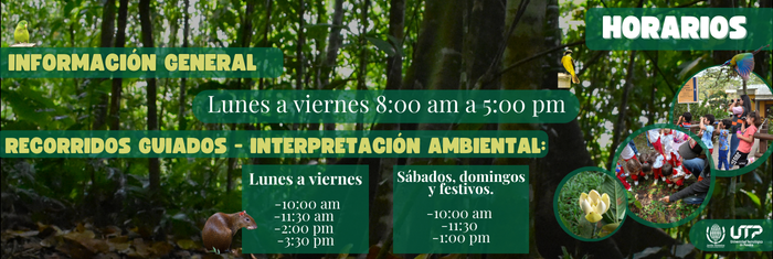 Imagen alusiva a Horarios de Atención y Tarifas Jardín Botánico Universidad Tecnológica de Pereira