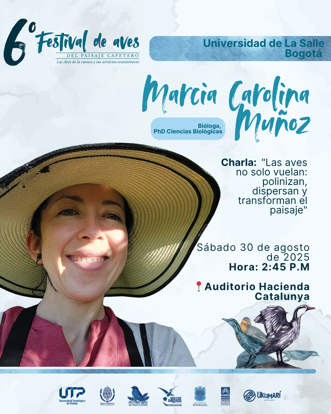 Imagen alusiva a ¡Entre ríos y montañas vuelve el Festival de Aves del Paisaje Cafetero!