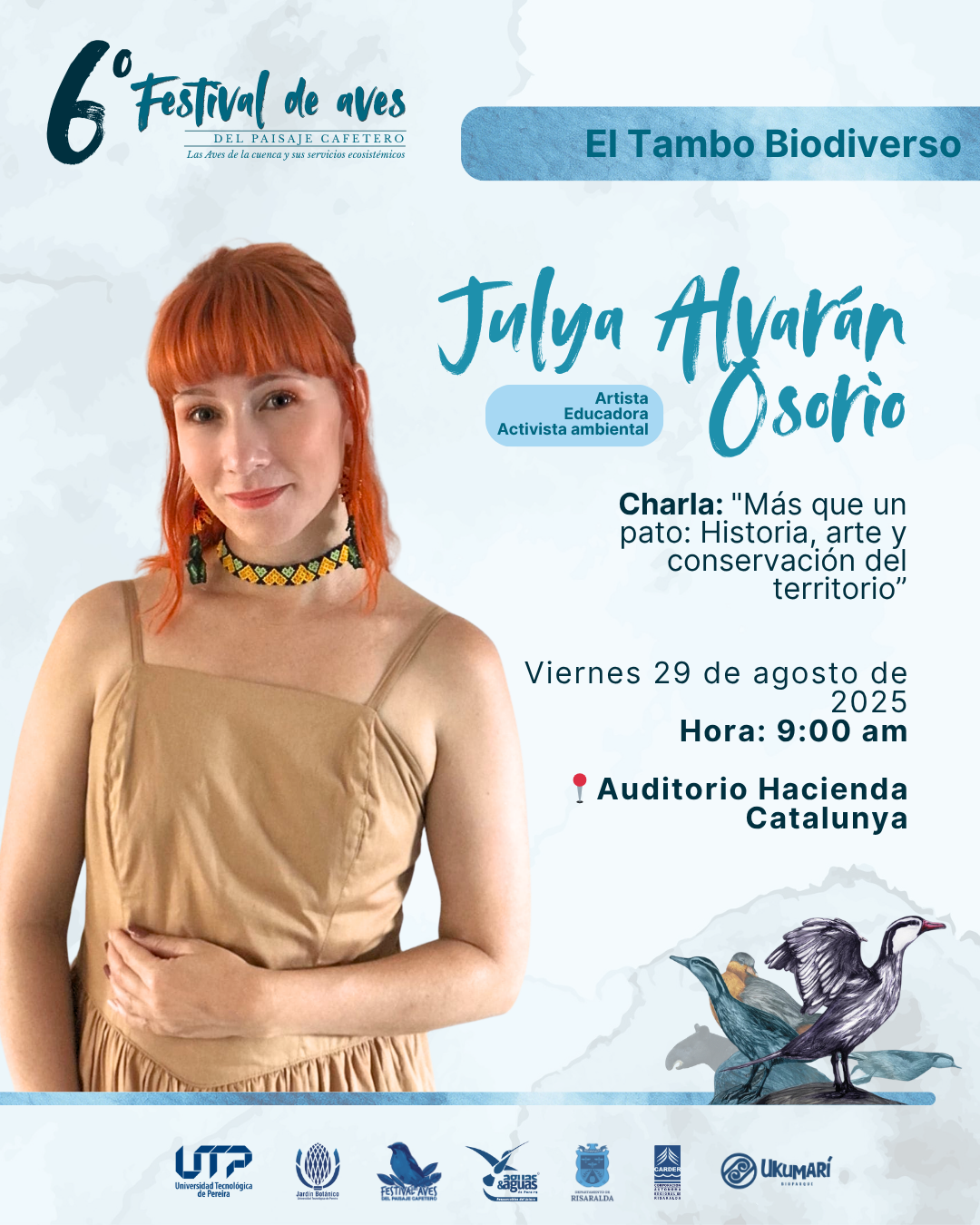Imagen alusiva a ¡Entre ríos y montañas vuelve el Festival de Aves del Paisaje Cafetero!