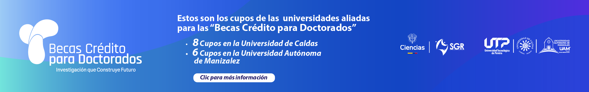 Becas crédito para doctorados