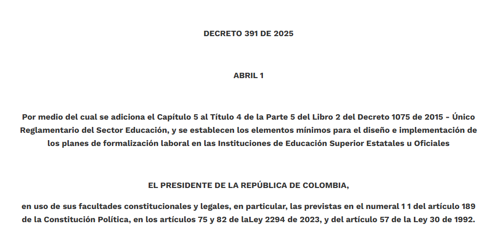 Imagen alusiva a Generalidades sobre la Formalización Laboral en la UTP