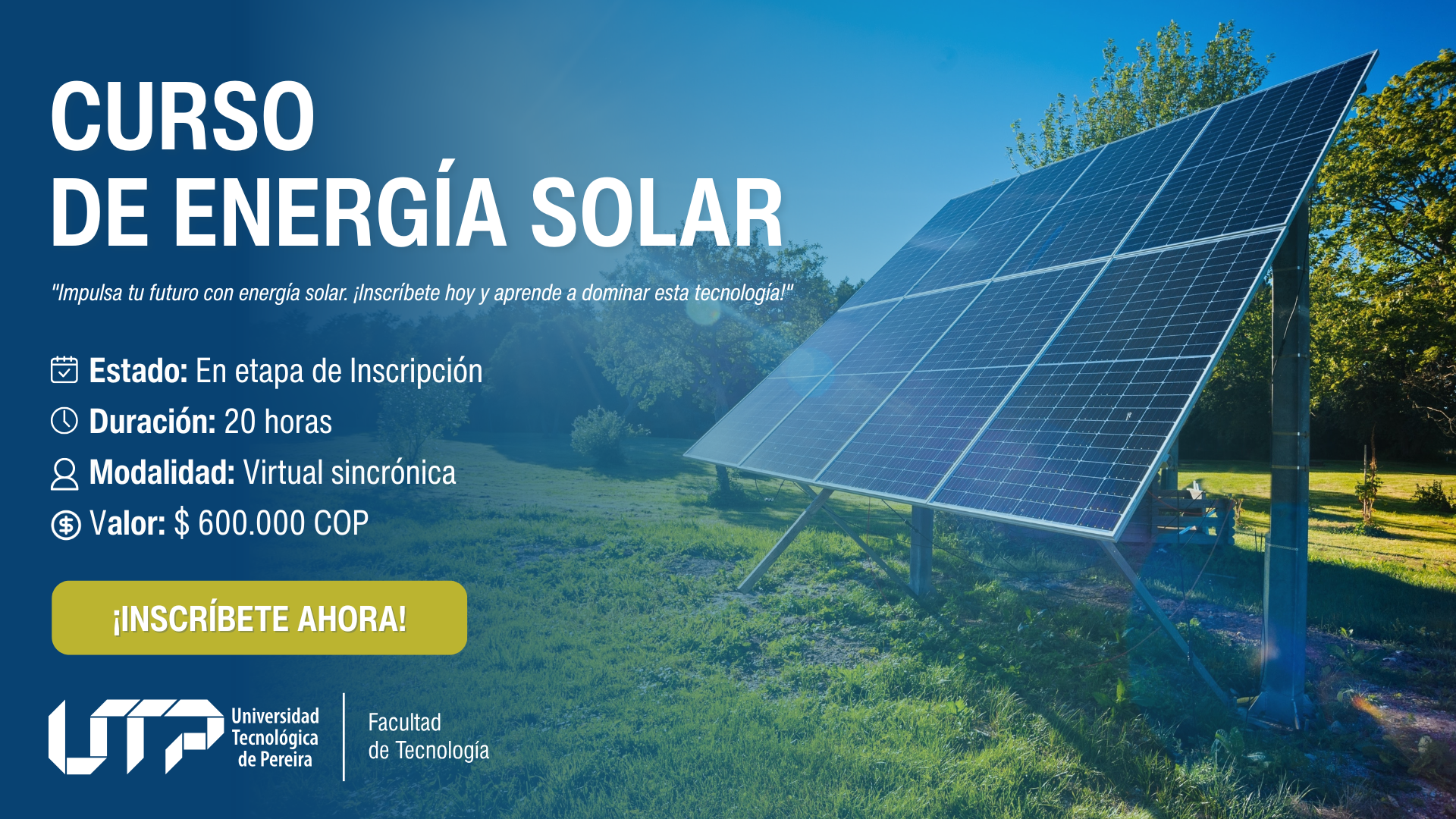 Curso de Energía Solar Fotovoltaica