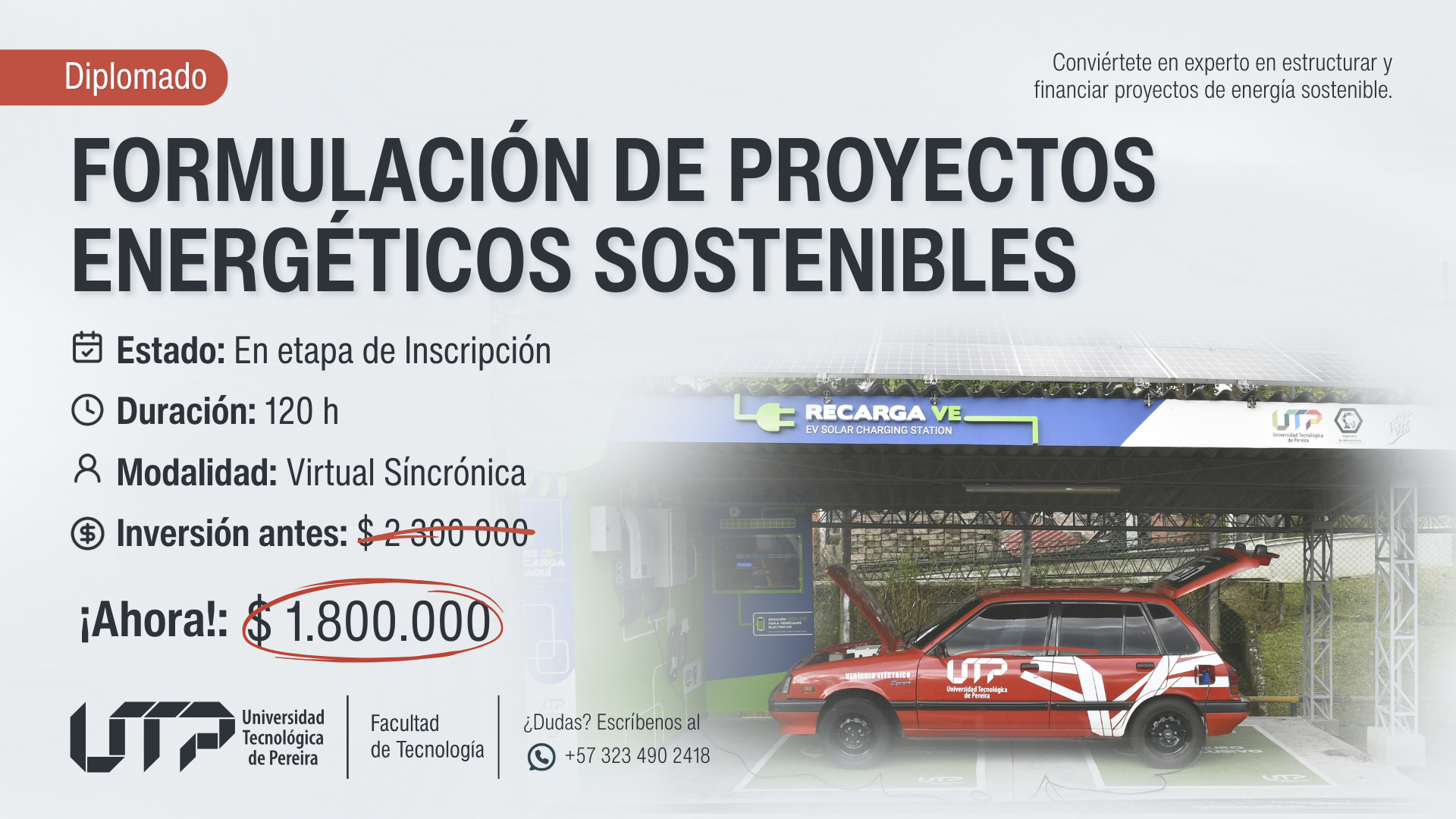 Diplomado en Formulación de proyectos Energéticos Sostenibles