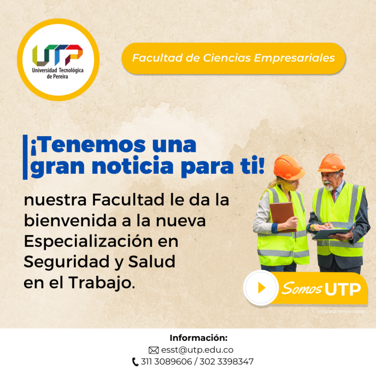 Nuevo Programa Académico: Especialización en Seguridad y Salud
