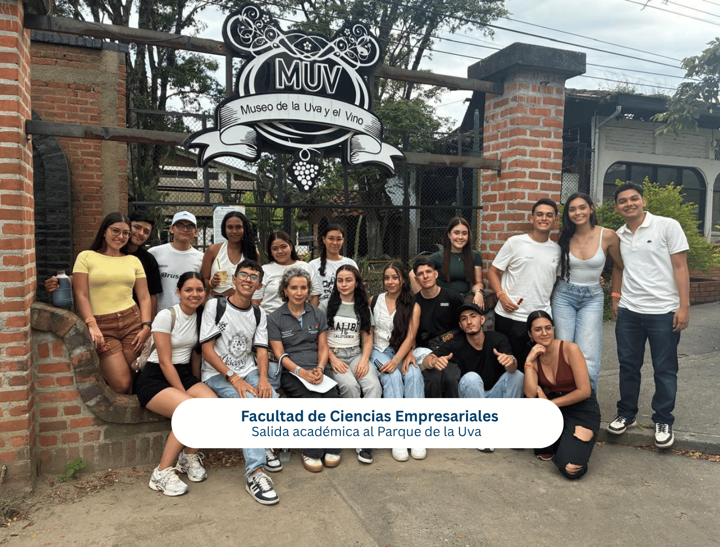 Imagen alusiva a Estudiantes de Ingeniería Industrial realizaron salida académica al Parque de la Uva