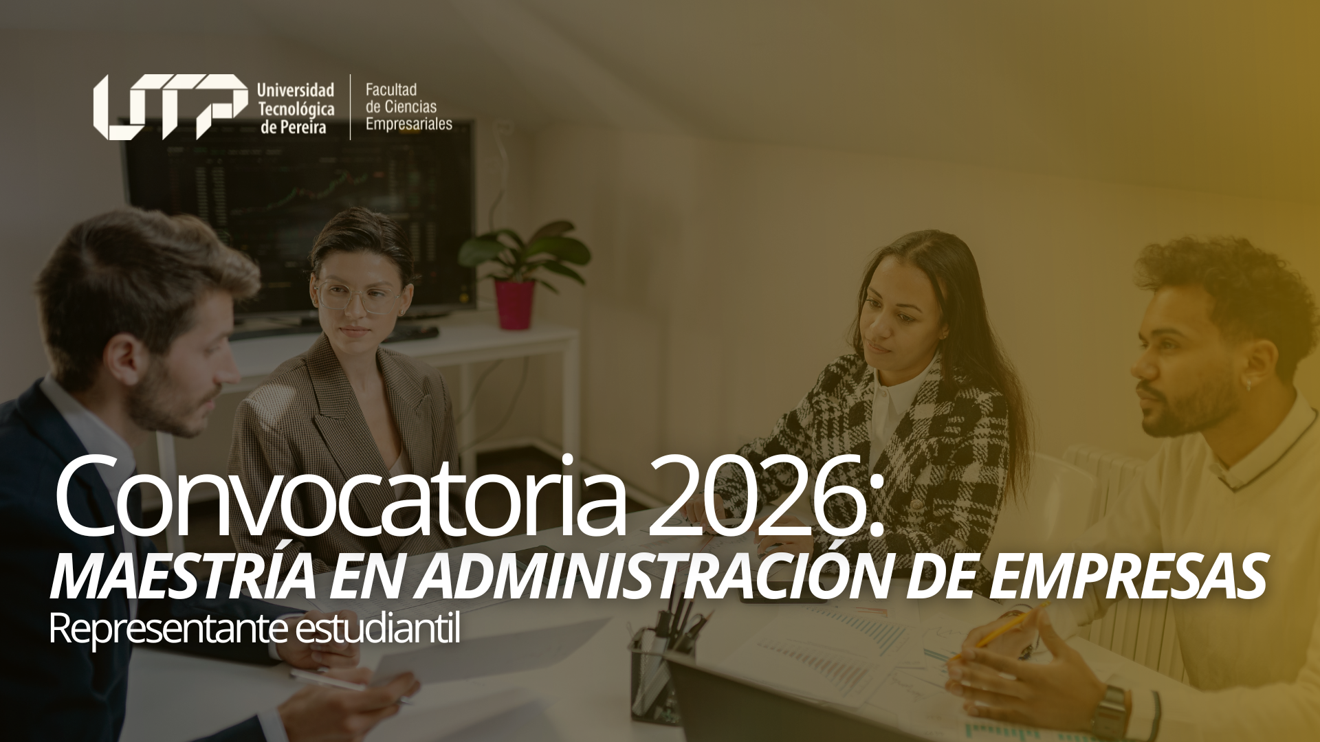 Convocatoria elección de un representante de los estudiantes ante el Comité Curricular de la Maestría en Administración de Empresas