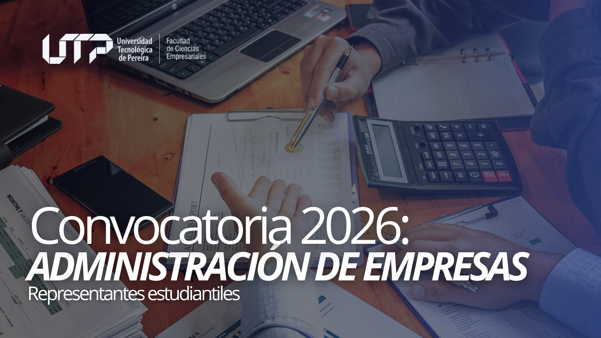 Convocatoria elección de los representantes de los estudiantes ante el Comité Curricular del programa de Administración de Empresas